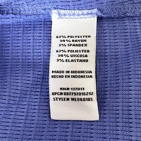 Wildfox Haley Brushed Purple Orchid V Neck Long Sleeve Thermal Sweater Top Small - Picture 8 of 9